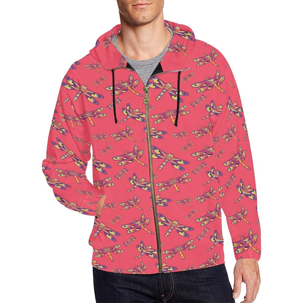 The Gathering All Over Print Full Zip Hoodie for Men (Model H14) All Over Print Full Zip Hoodie for Men (H14) e-joyer