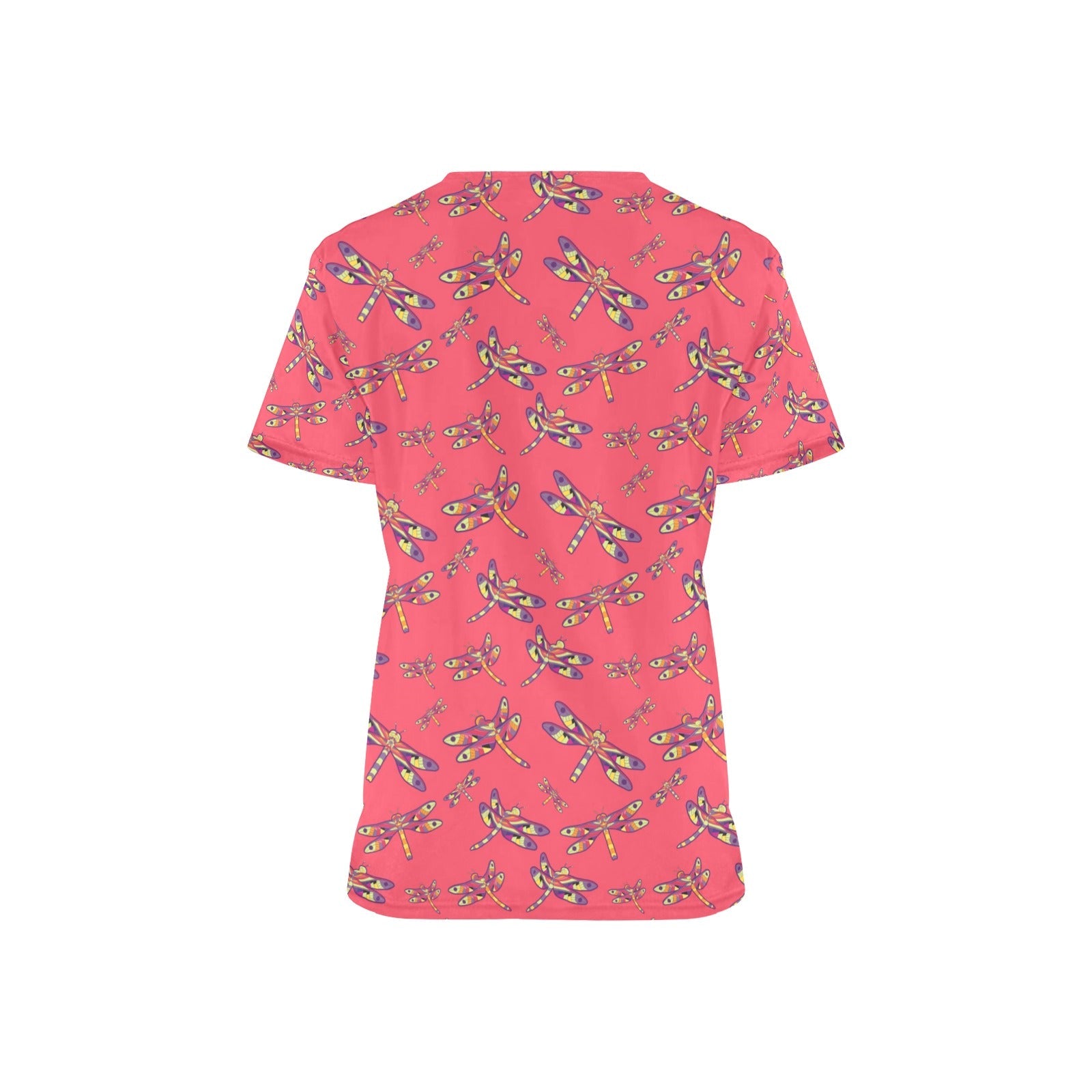 The Gathering All Over Print Scrub Top Scrub Top e-joyer