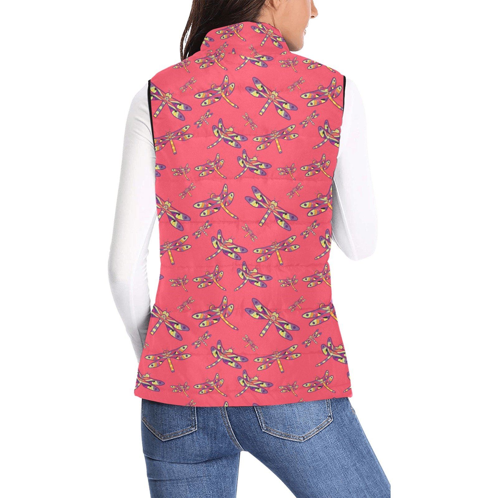 The Gathering Women's Padded Vest Jacket (Model H44) Women's Padded Vest Jacket (H44) e-joyer