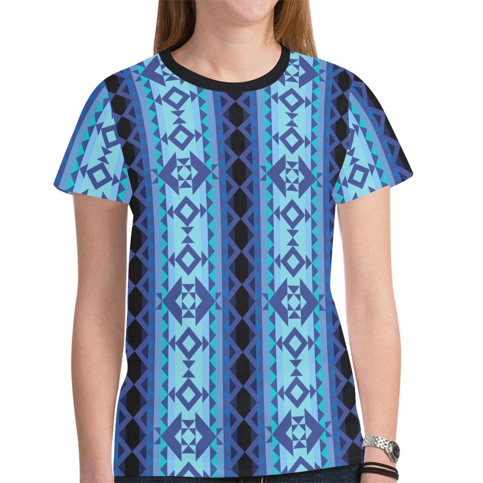 Tipi New All Over Print T-shirt for Women (Model T45) tshirt e-joyer