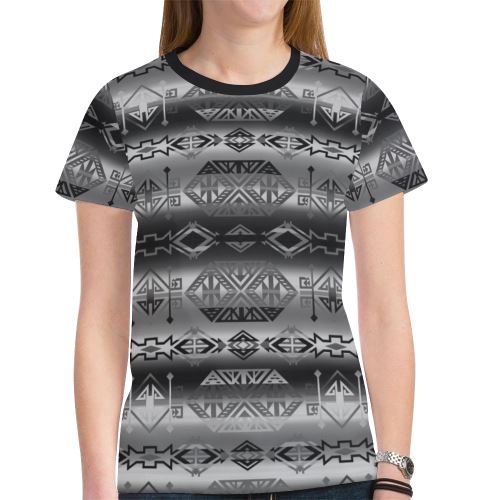 Trade Route Cave New All Over Print T-shirt for Women (Model T45) New All Over Print T-shirt for Women (T45) e-joyer