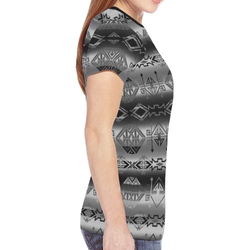 Trade Route Cave New All Over Print T-shirt for Women (Model T45) New All Over Print T-shirt for Women (T45) e-joyer