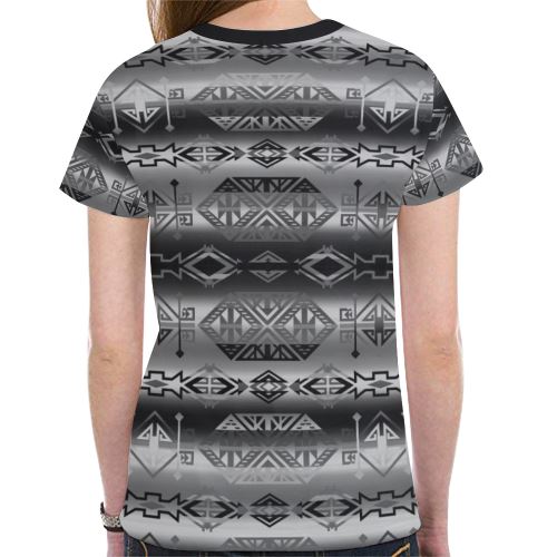Trade Route Cave New All Over Print T-shirt for Women (Model T45) New All Over Print T-shirt for Women (T45) e-joyer
