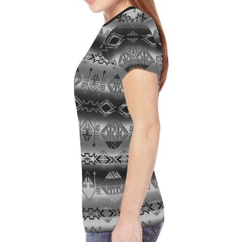 Trade Route Cave New All Over Print T-shirt for Women (Model T45) New All Over Print T-shirt for Women (T45) e-joyer