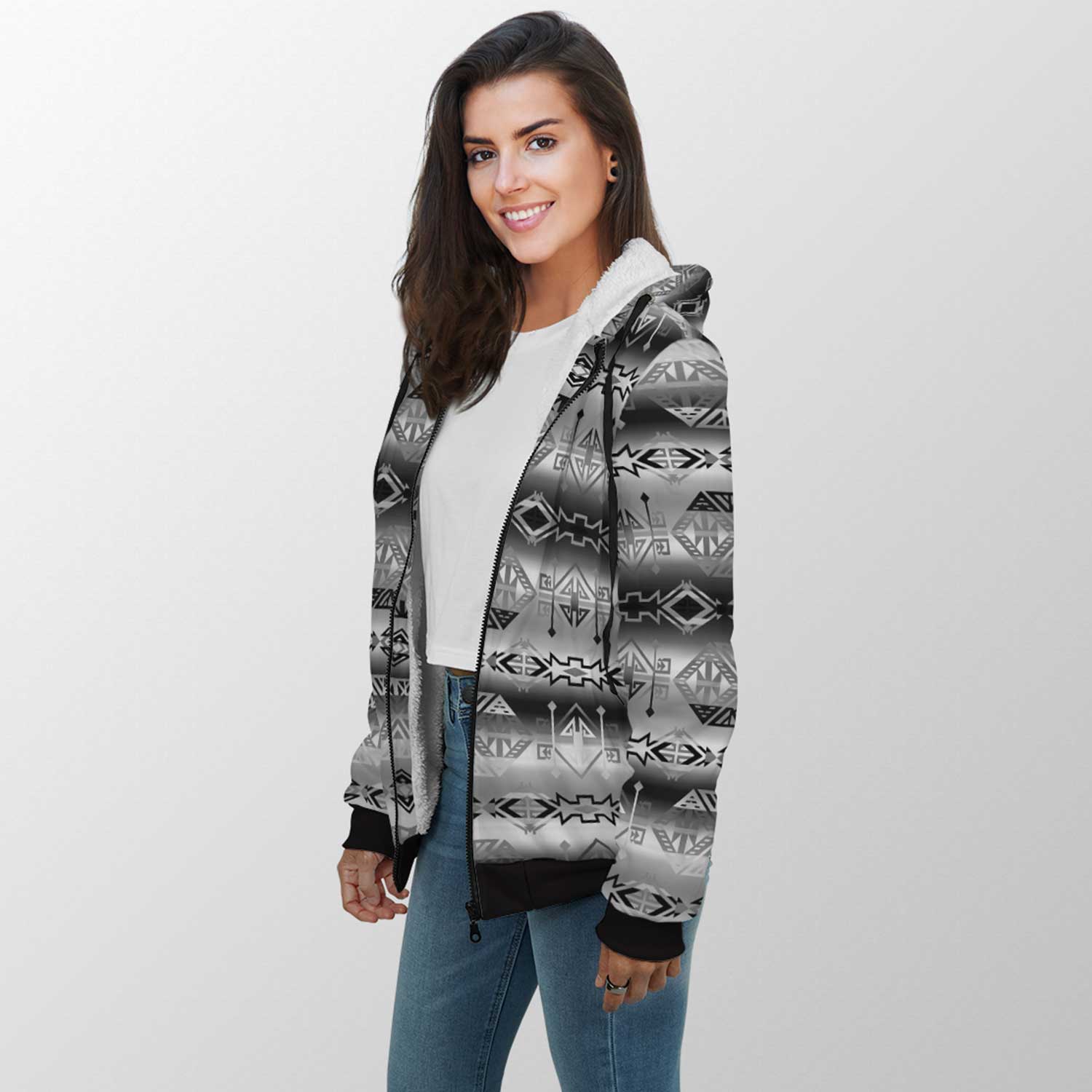 Trade Route Cave Sherpa Hoodie 49 Dzine