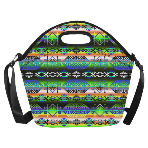 Trade Route East Neoprene Lunch Bag/Large (Model 1669) Neoprene Lunch Bag/Large (1669) e-joyer