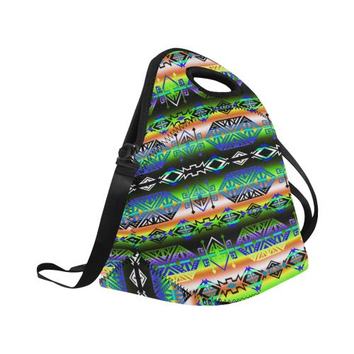 Trade Route East Neoprene Lunch Bag/Large (Model 1669) Neoprene Lunch Bag/Large (1669) e-joyer