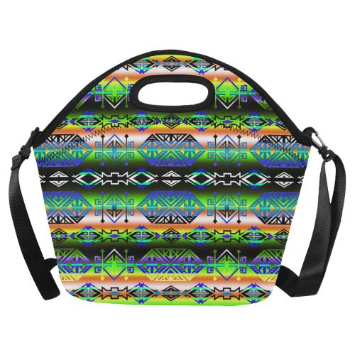 Trade Route East Neoprene Lunch Bag/Large (Model 1669) Neoprene Lunch Bag/Large (1669) e-joyer