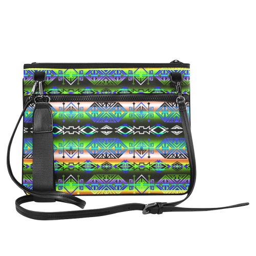 Trade Route East Slim Clutch Bag (Model 1668) Slim Clutch Bags (1668) e-joyer