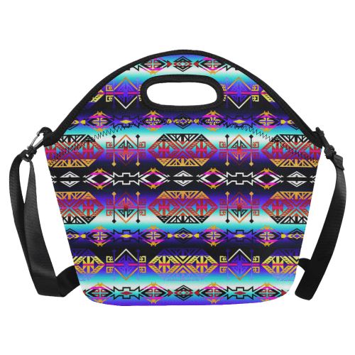 Trade Route Master Neoprene Lunch Bag/Large (Model 1669) Neoprene Lunch Bag/Large (1669) e-joyer