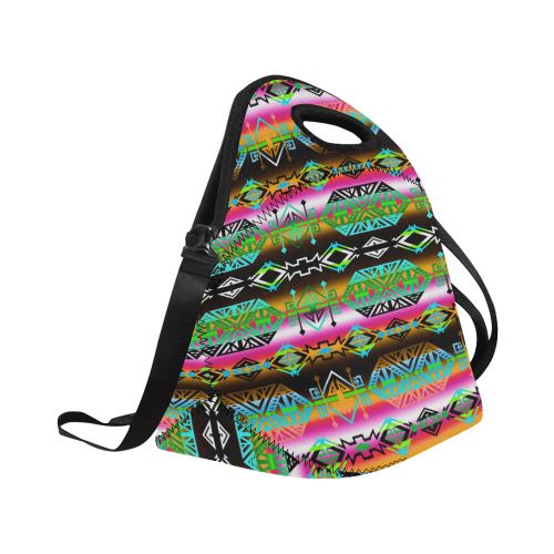 Trade Route North Neoprene Lunch Bag/Large (Model 1669) Neoprene Lunch Bag/Large (1669) e-joyer