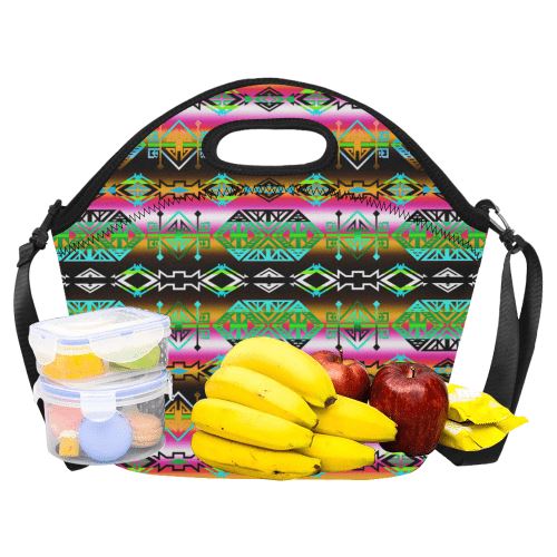 Trade Route North Neoprene Lunch Bag/Large (Model 1669) Neoprene Lunch Bag/Large (1669) e-joyer
