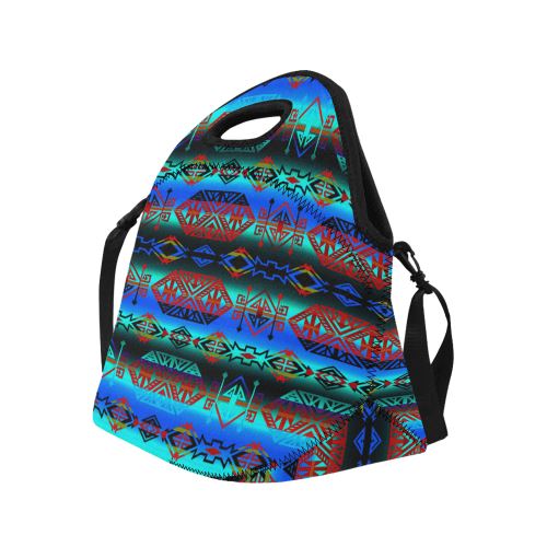 Trade Route Plains Neoprene Lunch Bag/Large (Model 1669) Neoprene Lunch Bag/Large (1669) e-joyer