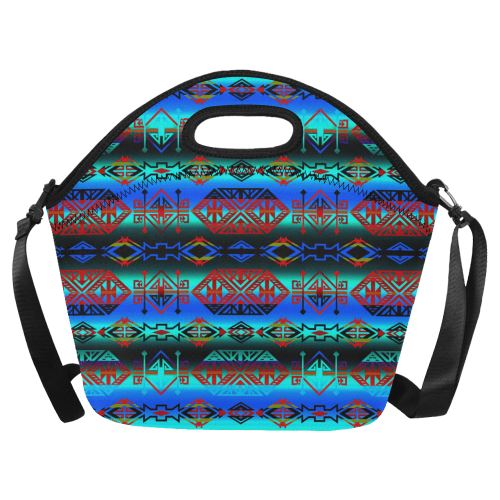 Trade Route Plains Neoprene Lunch Bag/Large (Model 1669) Neoprene Lunch Bag/Large (1669) e-joyer