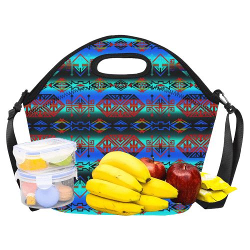 Trade Route Plains Neoprene Lunch Bag/Large (Model 1669) Neoprene Lunch Bag/Large (1669) e-joyer
