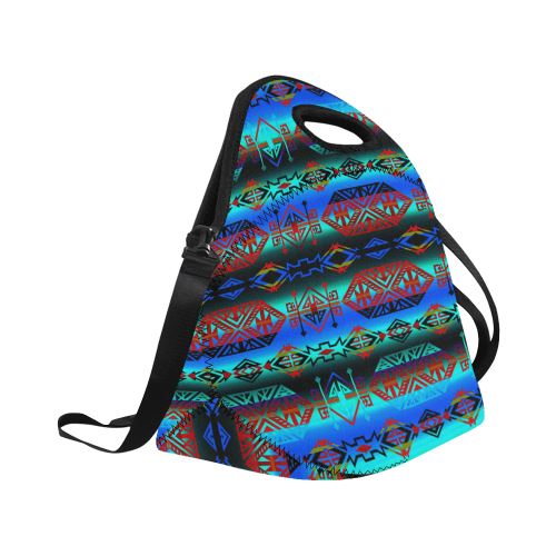 Trade Route Plains Neoprene Lunch Bag/Large (Model 1669) Neoprene Lunch Bag/Large (1669) e-joyer