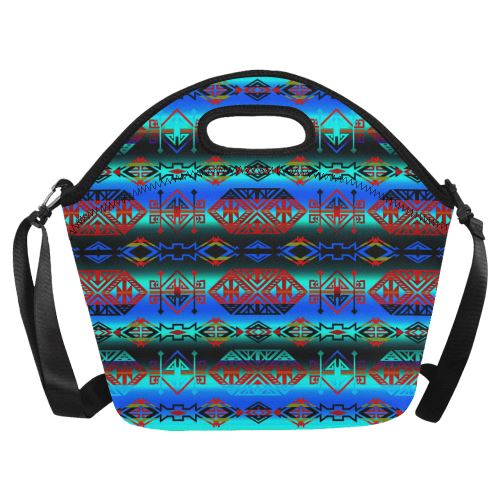 Trade Route Plains Neoprene Lunch Bag/Large (Model 1669) Neoprene Lunch Bag/Large (1669) e-joyer