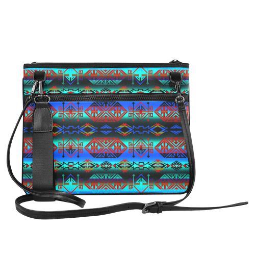 Trade Route Plains Slim Clutch Bag (Model 1668) Slim Clutch Bags (1668) e-joyer