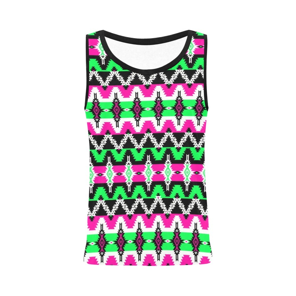 Two Spirit Ceremony All Over Print Tank Top for Women (Model T43) All Over Print Tank Top for Women (T43) e-joyer