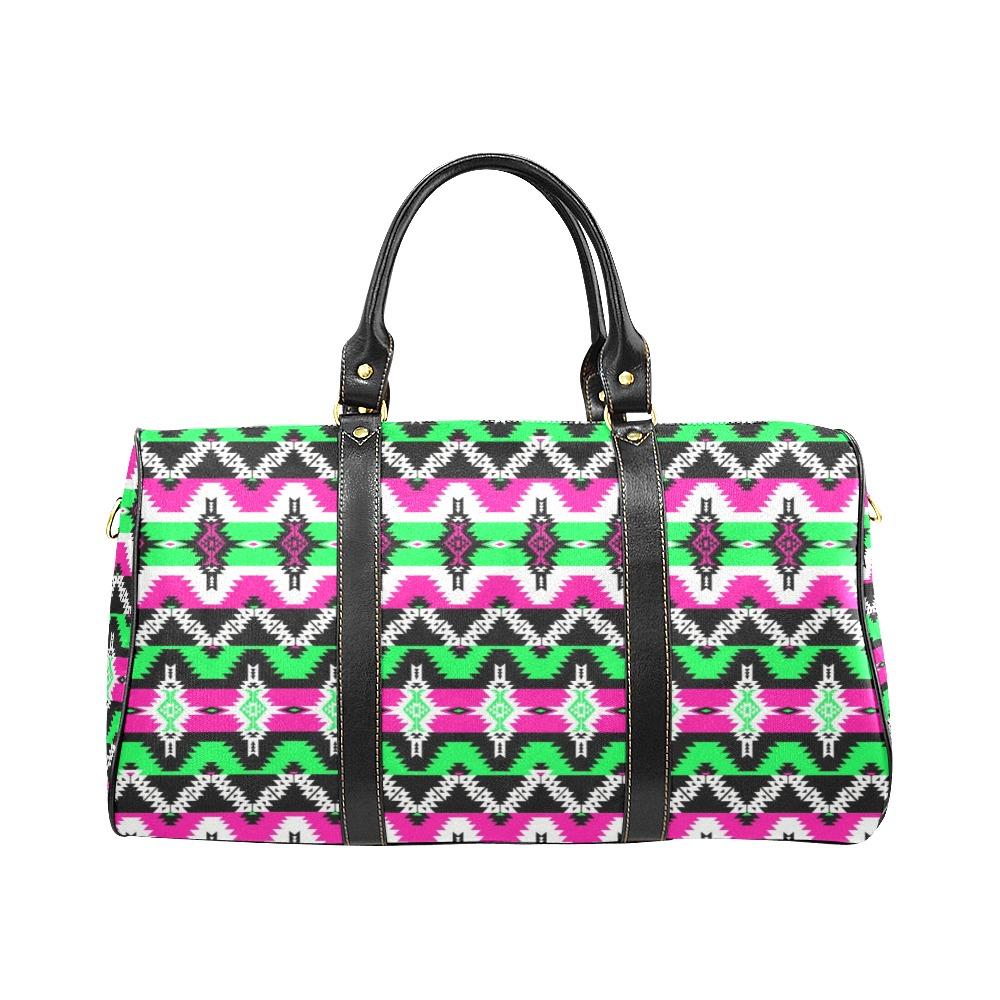 Two Spirit Ceremony New Waterproof Travel Bag/Small (Model 1639) bag e-joyer