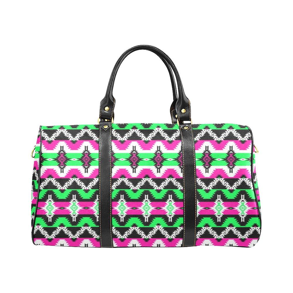 Two Spirit Ceremony New Waterproof Travel Bag/Small (Model 1639) bag e-joyer