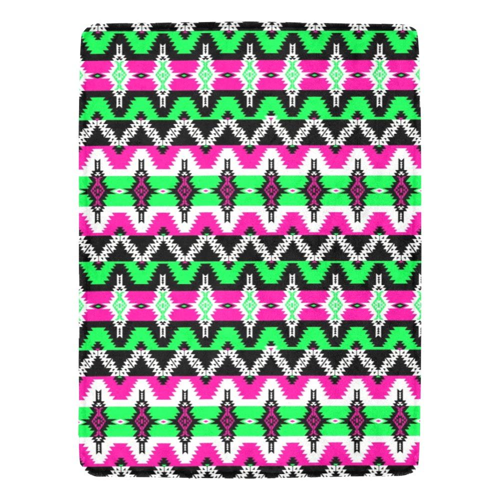 Two Spirit Ceremony Ultra-Soft Micro Fleece Blanket 60"x80" Ultra-Soft Blanket 60''x80'' e-joyer