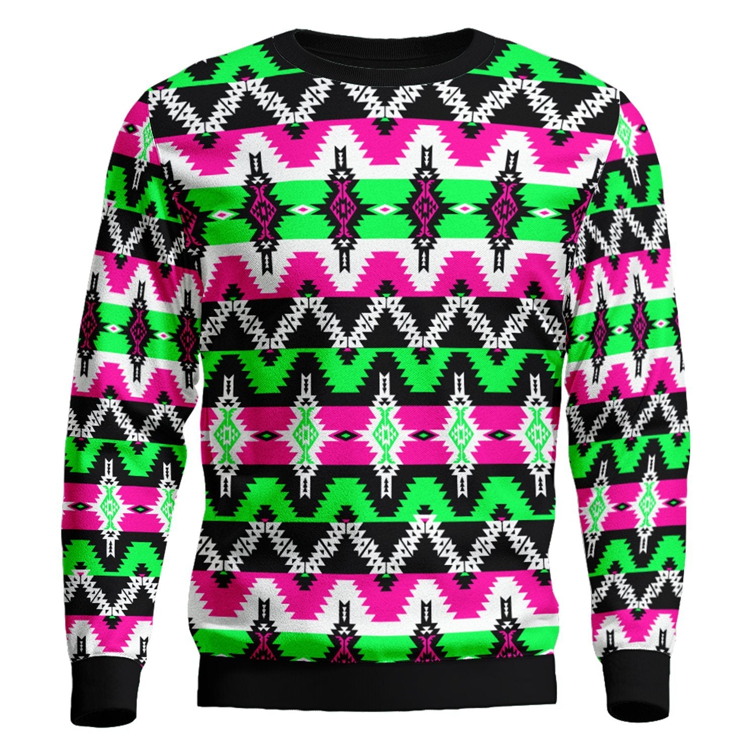 Two Spirit Ceremony Unisex Crewneck Long Sleeve Top 49 Dzine