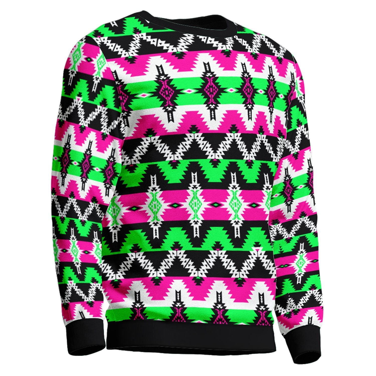 Two Spirit Ceremony Unisex Crewneck Long Sleeve Top 49 Dzine