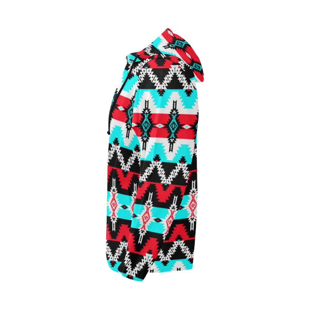 Two Spirit Dance All Over Print Full Zip Hoodie for Men (Model H14) All Over Print Full Zip Hoodie for Men (H14) e-joyer