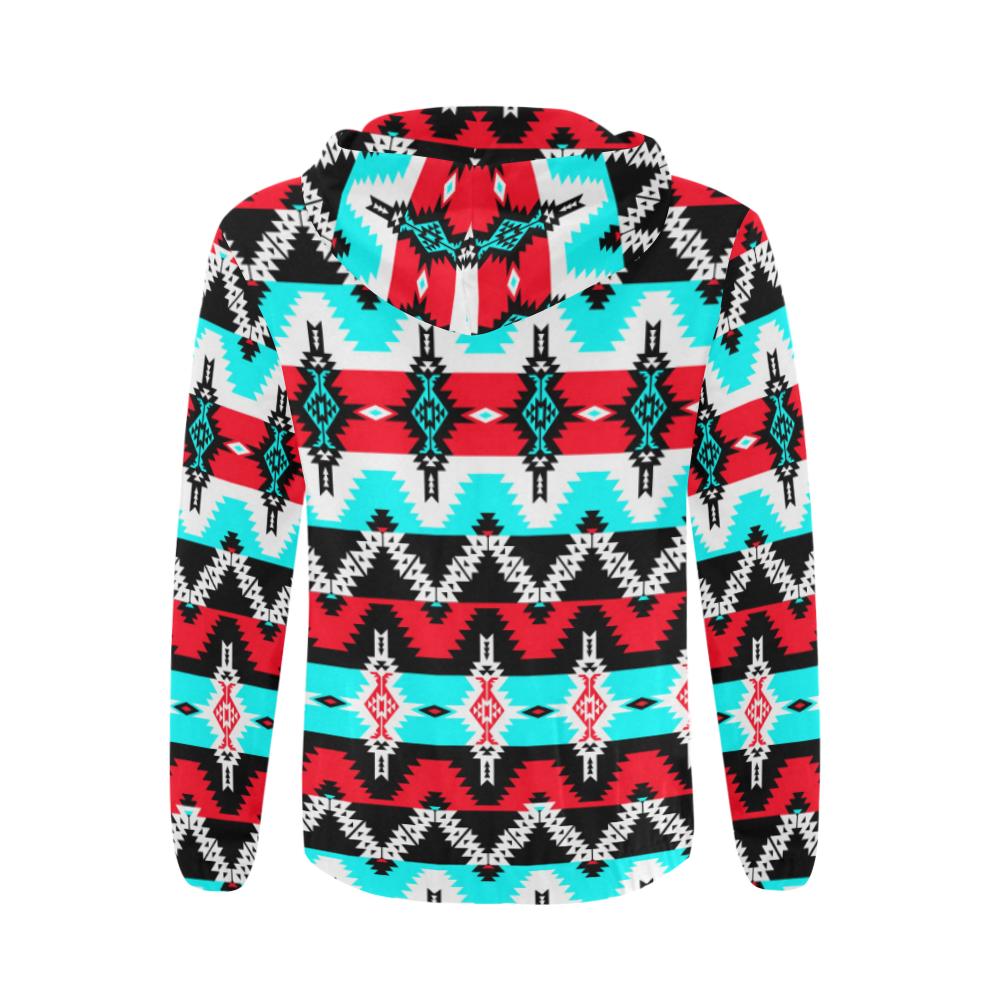 Two Spirit Dance All Over Print Full Zip Hoodie for Men (Model H14) All Over Print Full Zip Hoodie for Men (H14) e-joyer