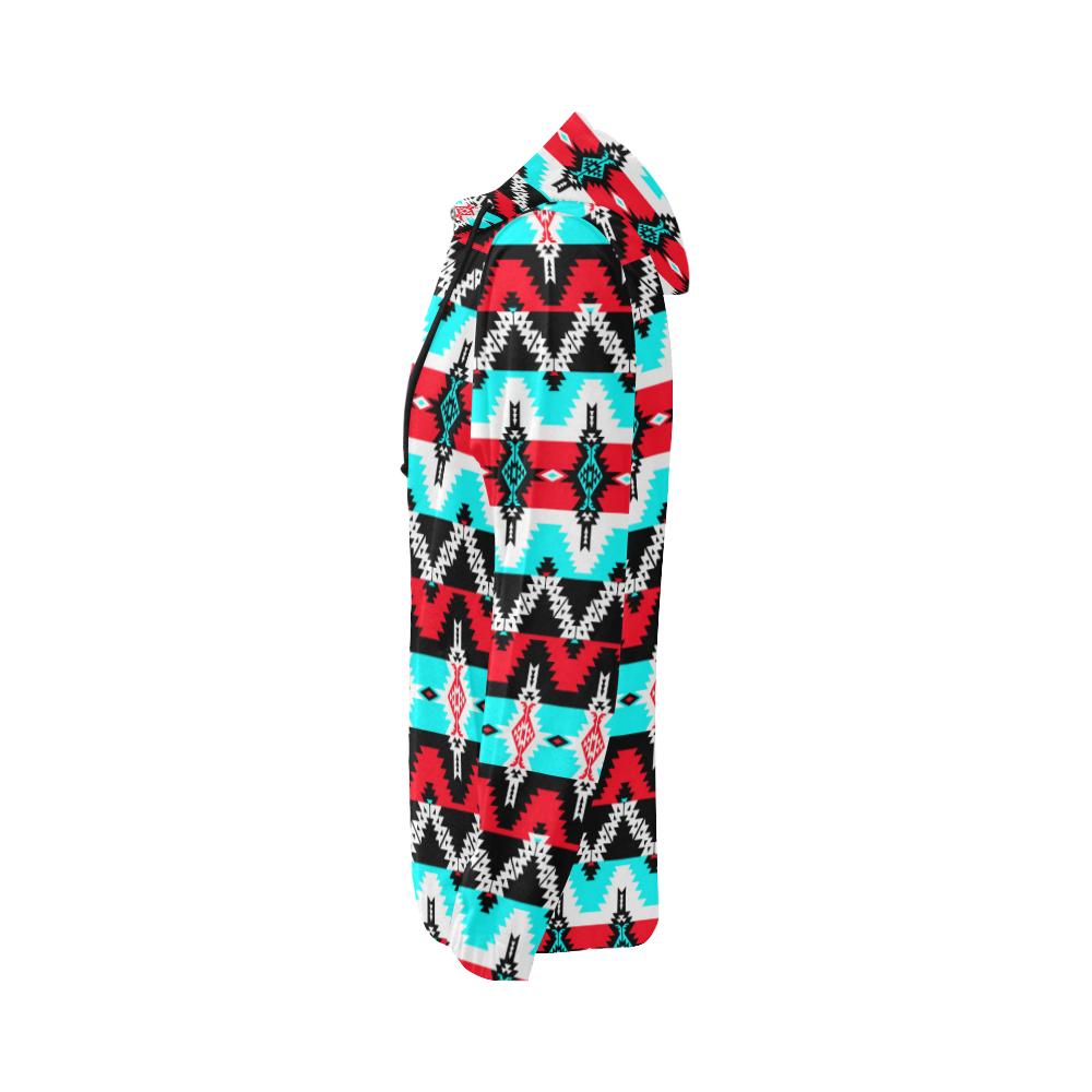 Two Spirit Dance All Over Print Full Zip Hoodie for Women (Model H14) All Over Print Full Zip Hoodie for Women (H14) e-joyer