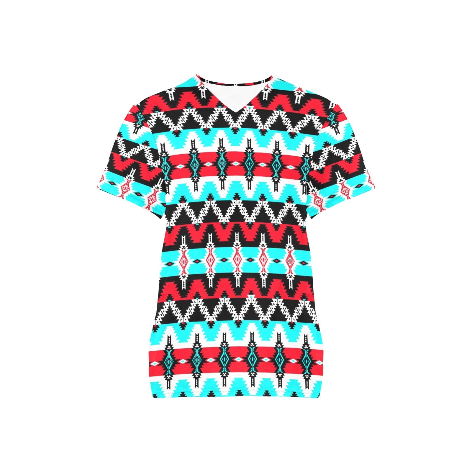 Two Spirit Dance All Over Print Scrub Top Scrub Top e-joyer