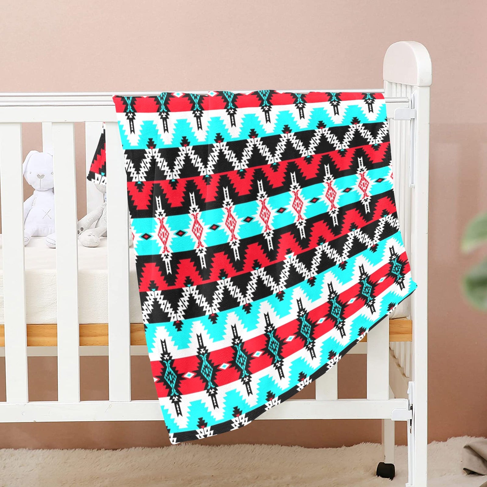 Two Spirit Dance Baby Blanket 30"x40" Baby Blanket 30"x40" e-joyer