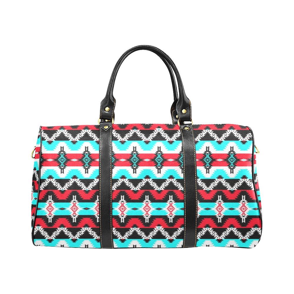 Two Spirit Dance New Waterproof Travel Bag/Small (Model 1639) bag e-joyer