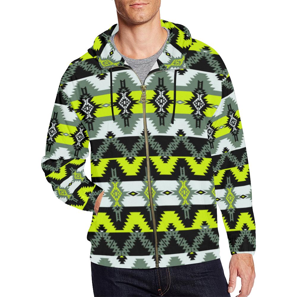 Two Spirit Medicine All Over Print Full Zip Hoodie for Men (Model H14) All Over Print Full Zip Hoodie for Men (H14) e-joyer