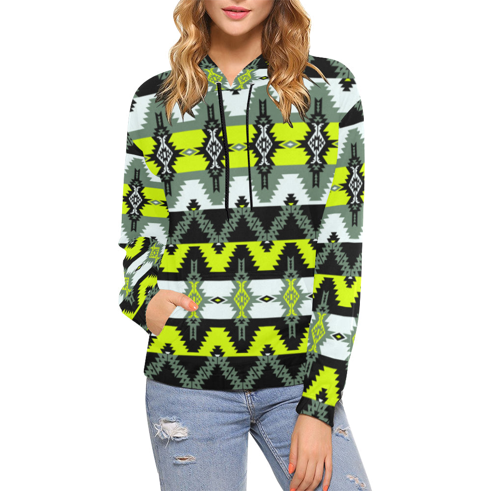 Two Spirit Medicine All Over Print Hoodie for Women (USA Size) (Model H13) All Over Print Hoodie for Women (H13) e-joyer