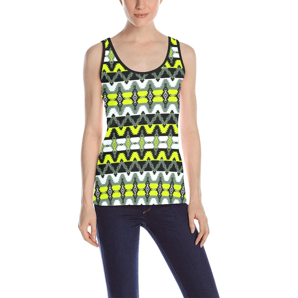Two Spirit Medicine All Over Print Tank Top for Women (Model T43) All Over Print Tank Top for Women (T43) e-joyer