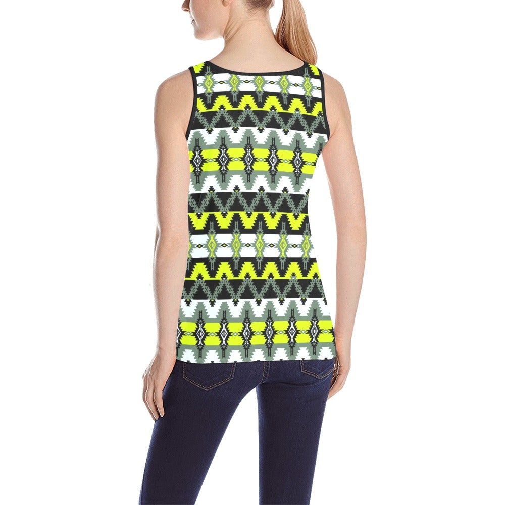 Two Spirit Medicine All Over Print Tank Top for Women (Model T43) All Over Print Tank Top for Women (T43) e-joyer