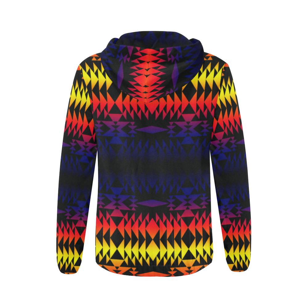 Two Worlds Apart All Over Print Full Zip Hoodie for Women (Model H14) All Over Print Full Zip Hoodie for Women (H14) e-joyer