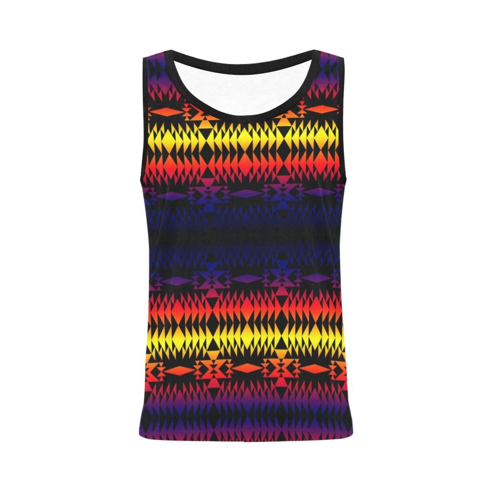 Two Worlds Apart All Over Print Tank Top for Women (Model T43) All Over Print Tank Top for Women (T43) e-joyer