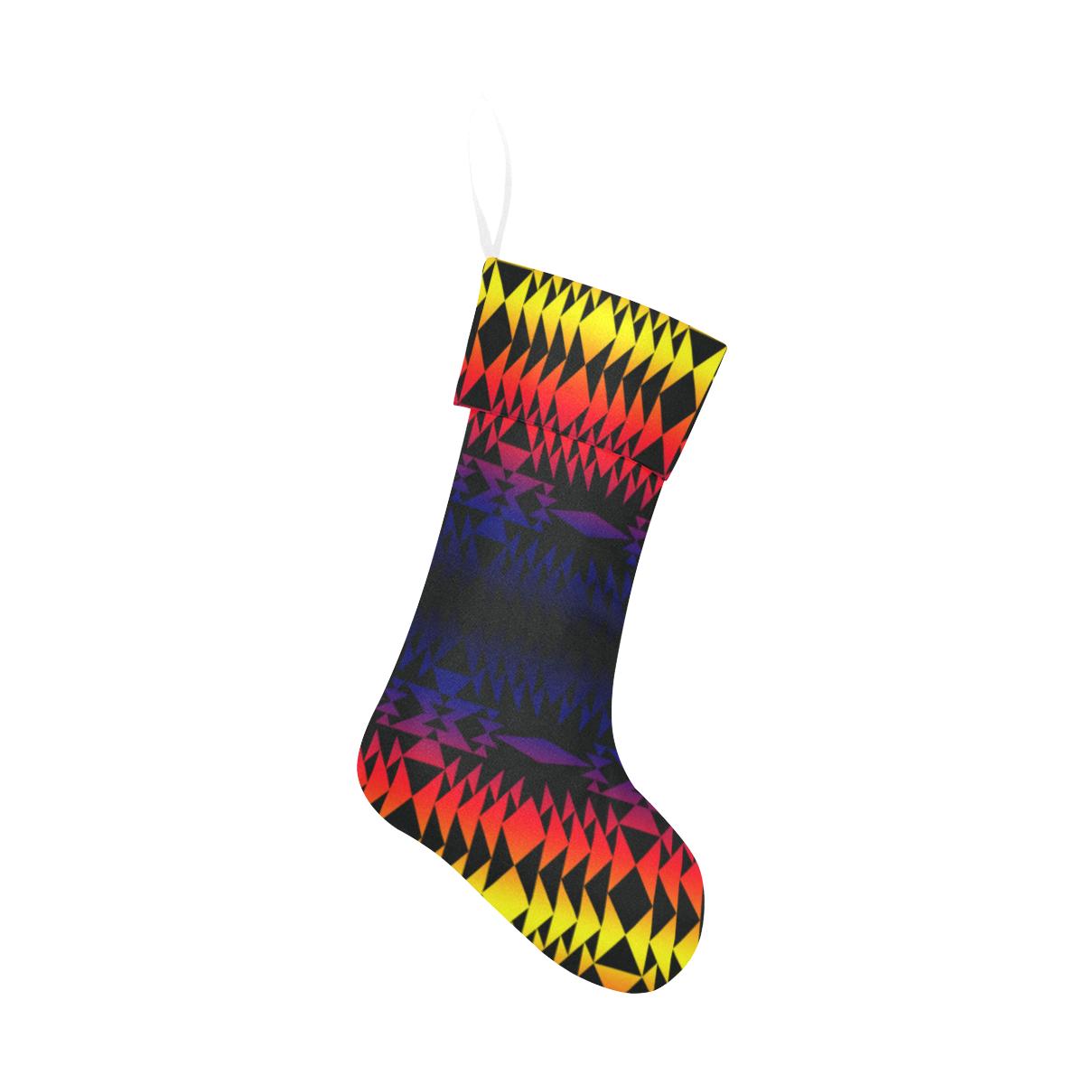 Two Worlds Apart Christmas Stocking holiday stocking e-joyer
