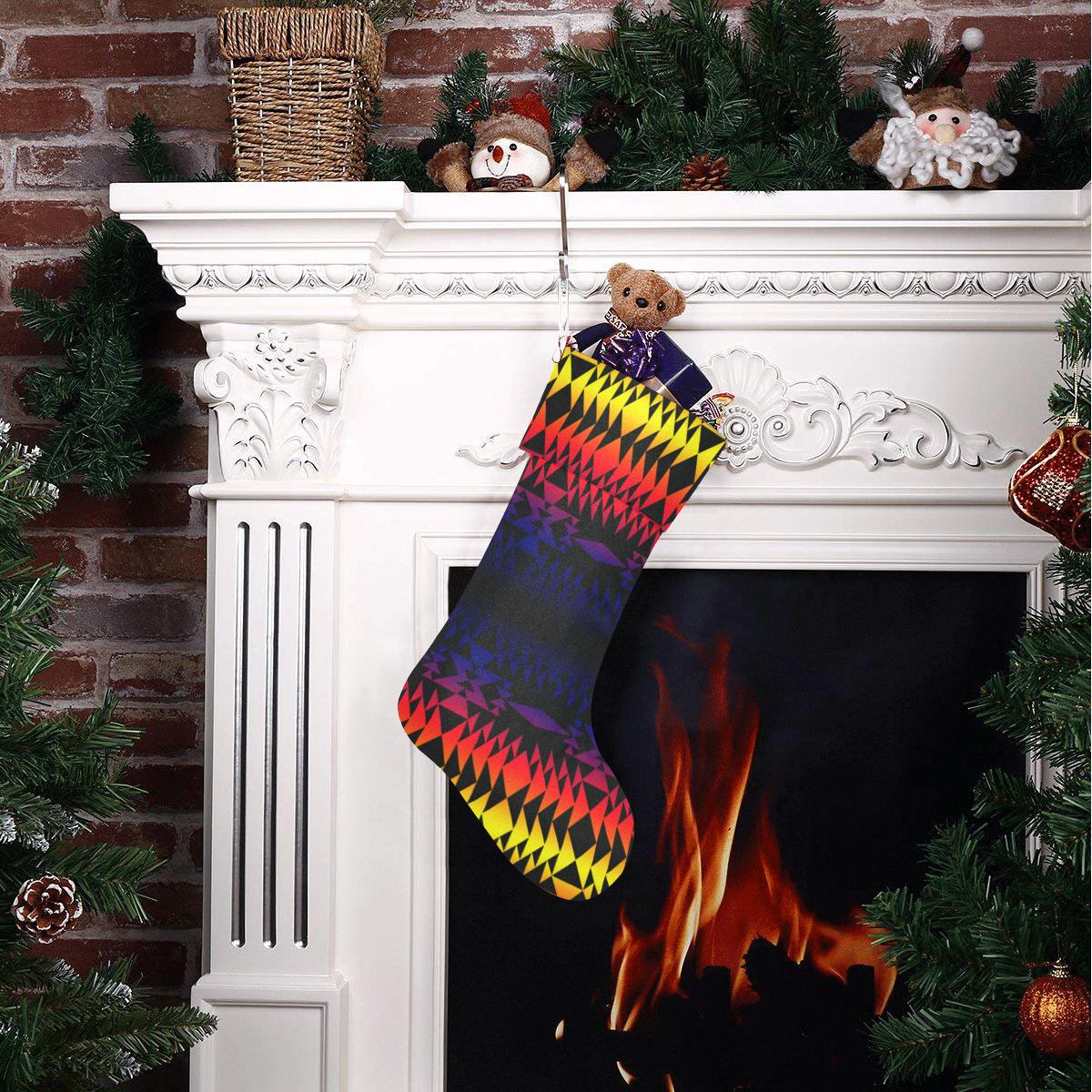 Two Worlds Apart Christmas Stocking holiday stocking e-joyer