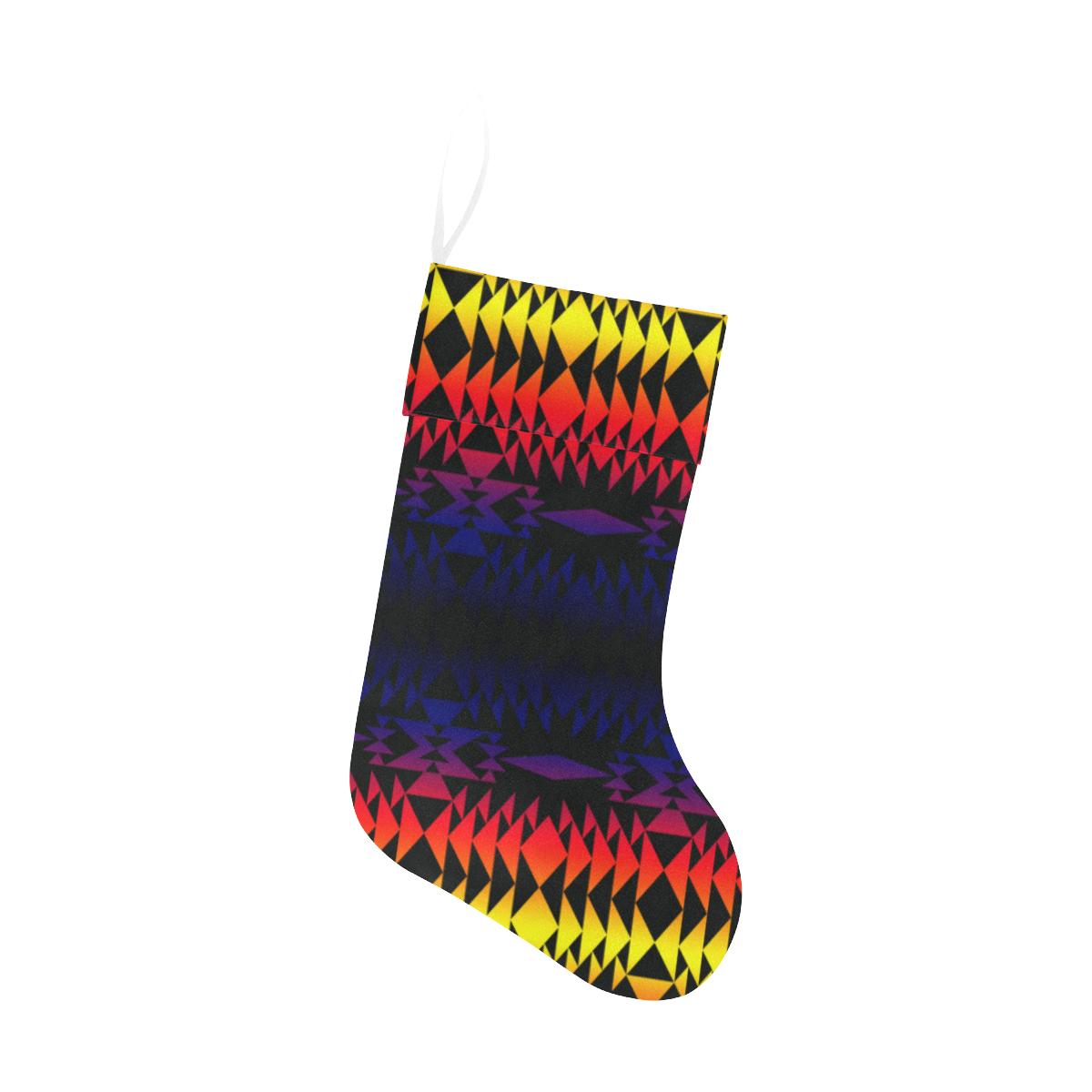 Two Worlds Apart Christmas Stocking holiday stocking e-joyer