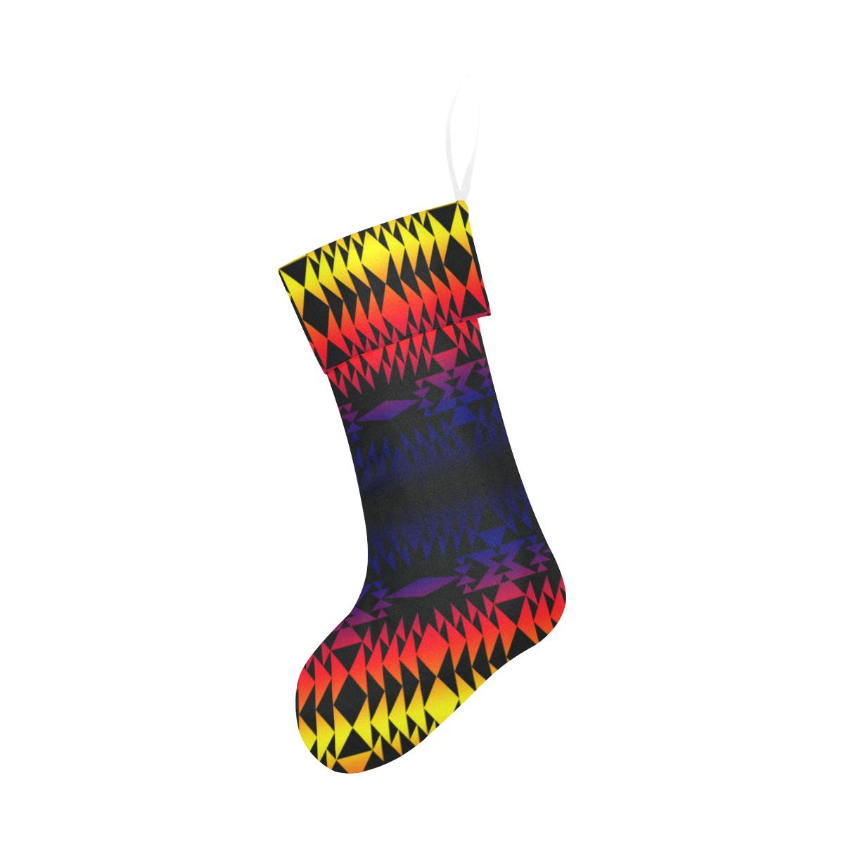 Two Worlds Apart Christmas Stocking holiday stocking e-joyer