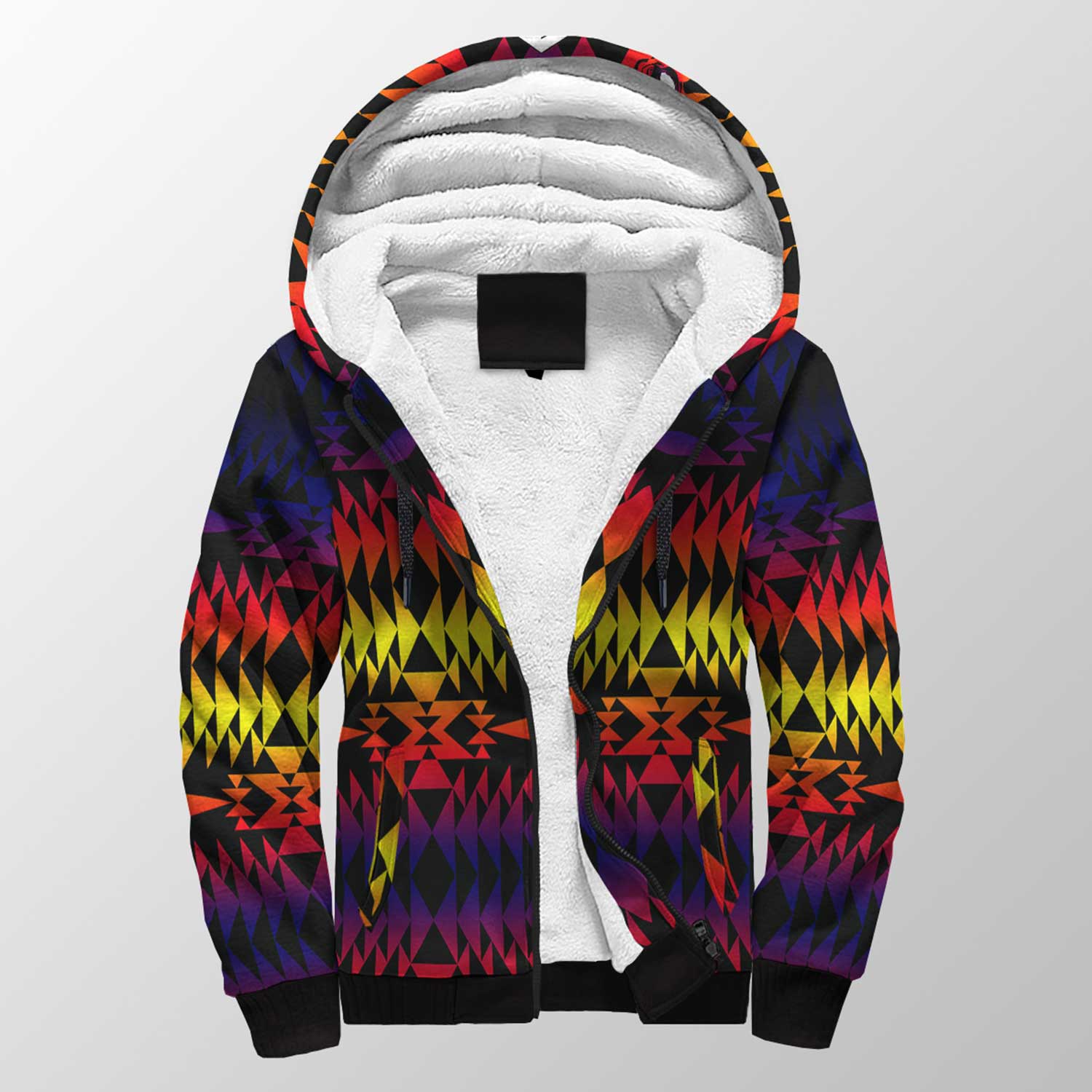 Two Worlds Apart Sherpa Hoodie 49 Dzine
