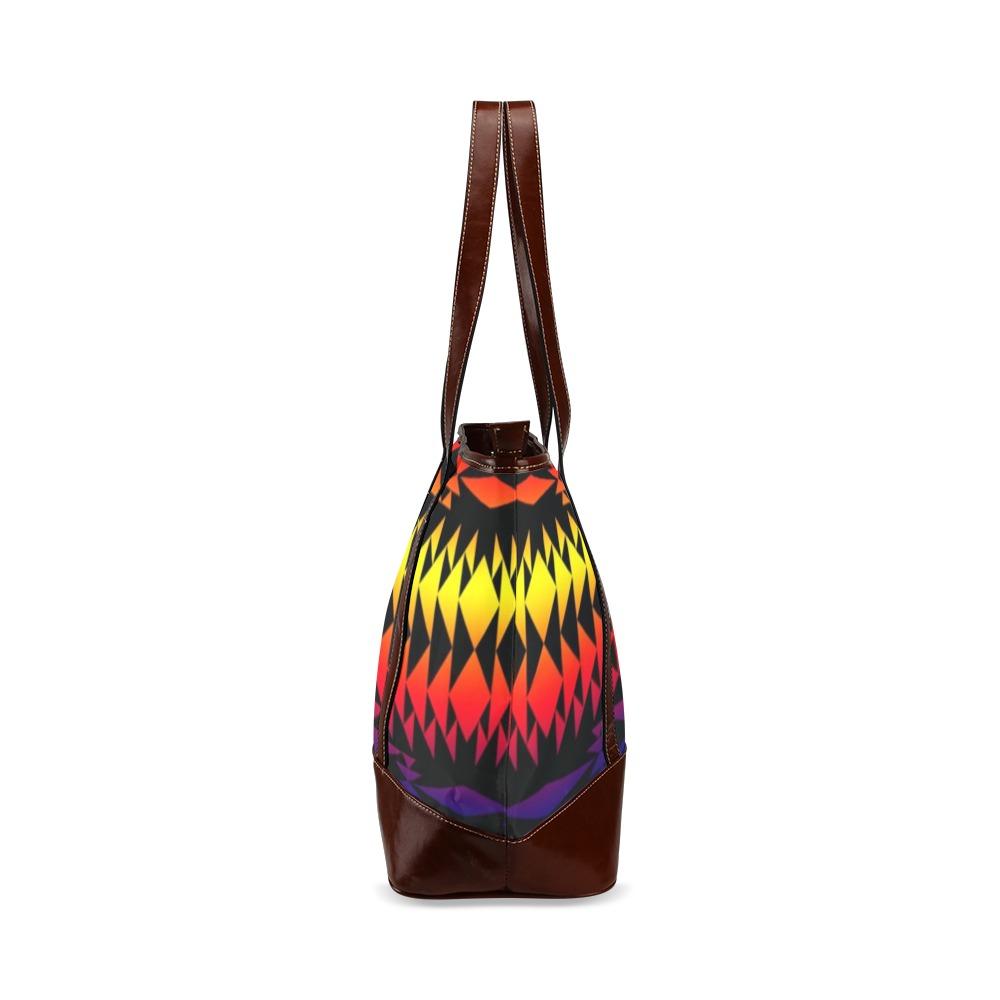 Two Worlds Apart Tote Handbag (Model 1642) handbag e-joyer
