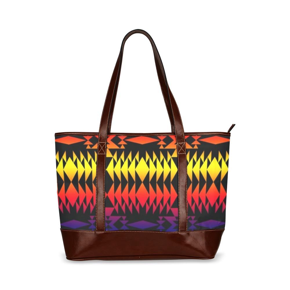 Two Worlds Apart Tote Handbag (Model 1642) handbag e-joyer