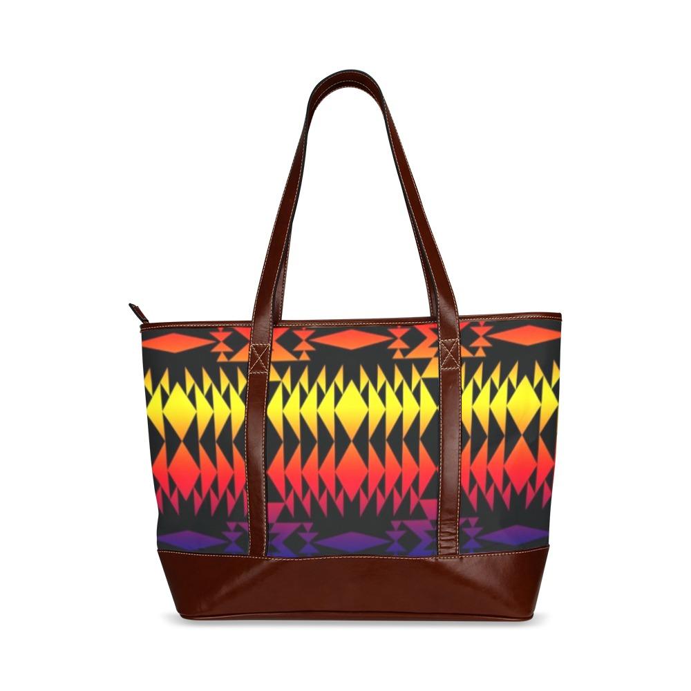 Two Worlds Apart Tote Handbag (Model 1642) handbag e-joyer