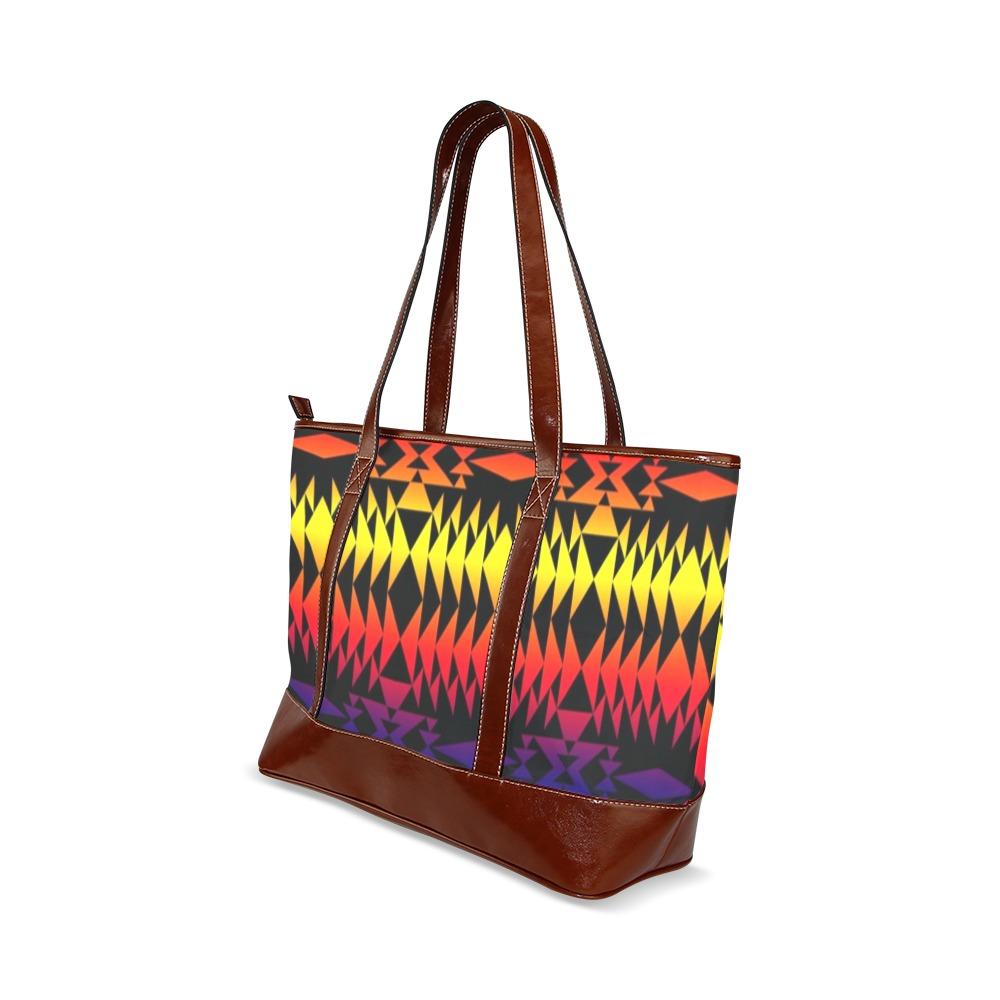 Two Worlds Apart Tote Handbag (Model 1642) handbag e-joyer