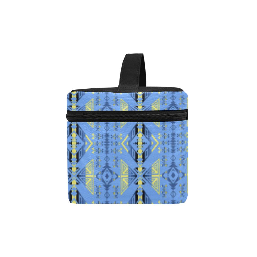 Upstream Expedition Blue Ridge Cosmetic Bag/Large (Model 1658) Cosmetic Bag e-joyer